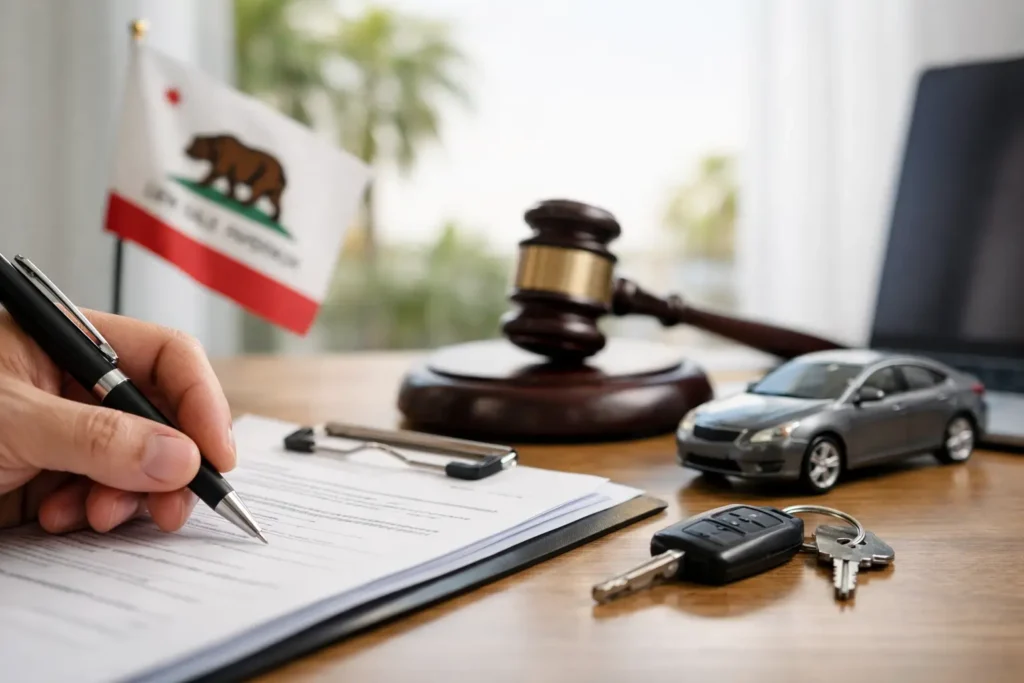 Lien Sale Paperwork California Help
