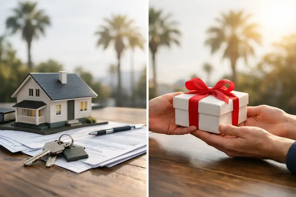 Title Transfer Versus Gift Transfer in California